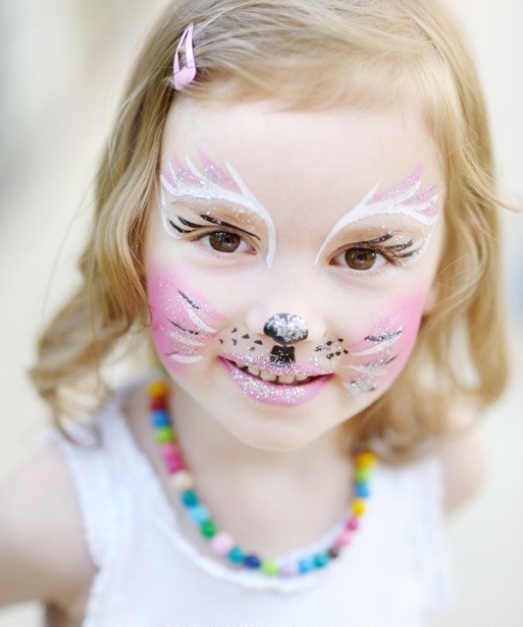 DIY kids Halloween face makeup ideas