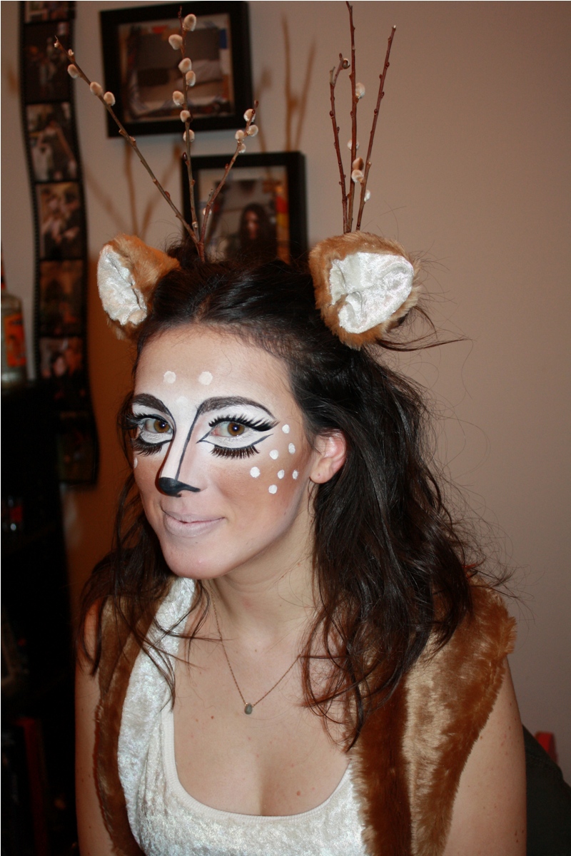 Deer Halloween Makeup...........