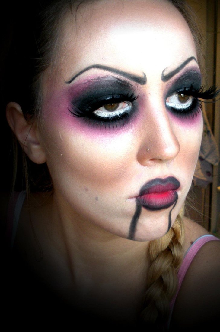 Halloween Makeup Ventriloquist Dummy