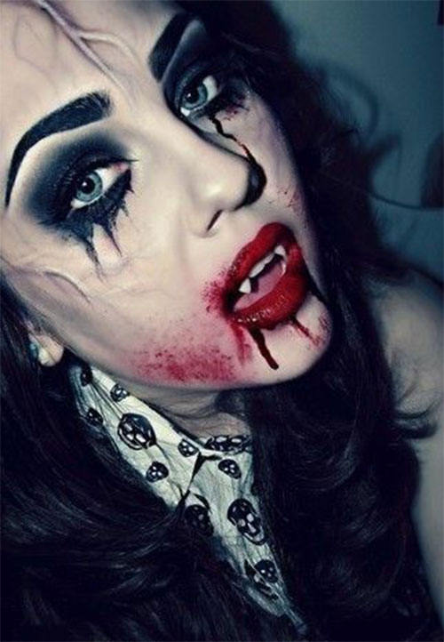 Halloween Vampire Makeup..