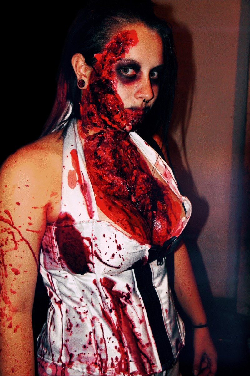 Happy Halloween Zombie Makeup
