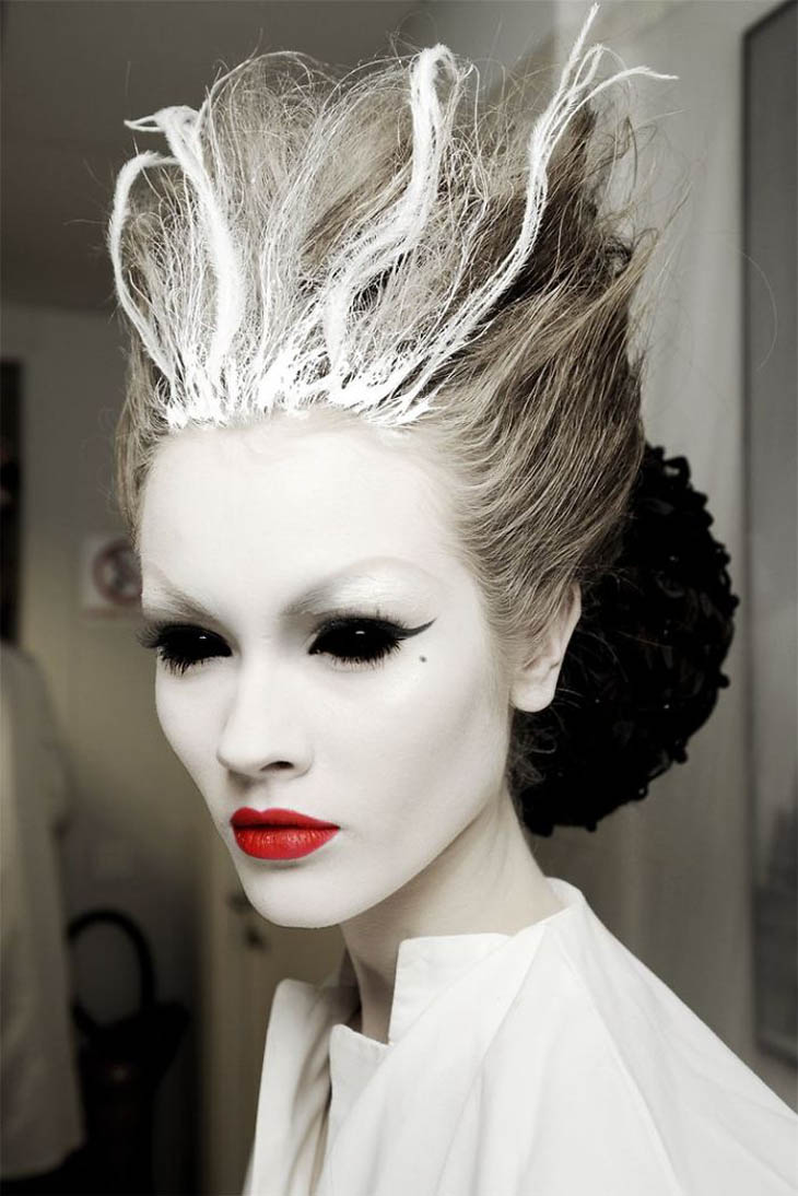 Ice Queen Halloween makeup