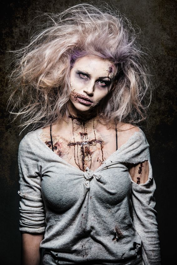 halloween zombie makeup