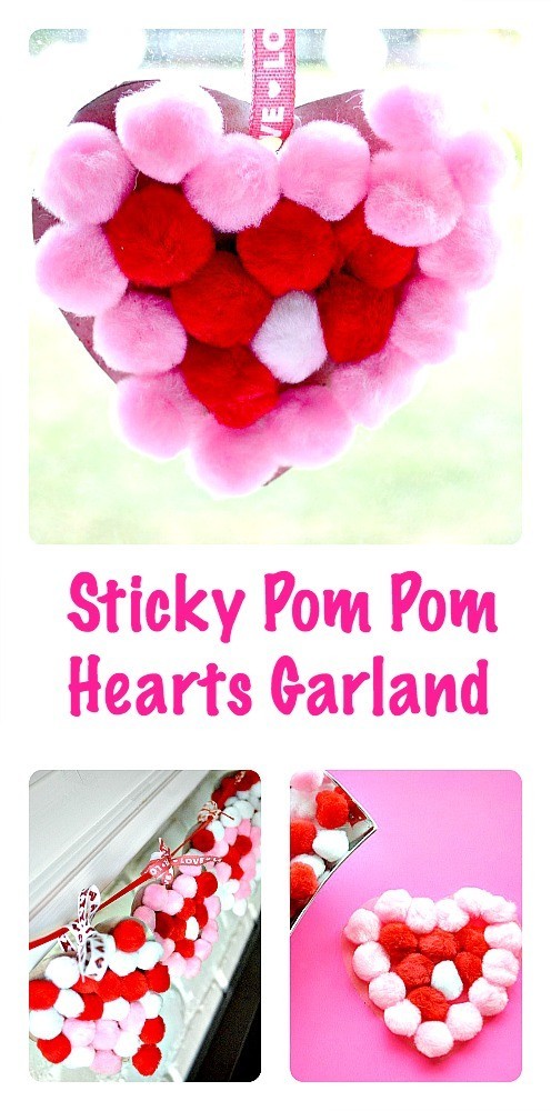 sticky-pom-pom-hearts-garland