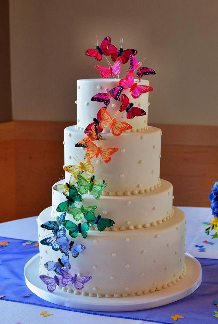 Design with butterfly fondant