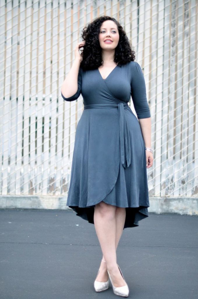 Dress for a pear body type